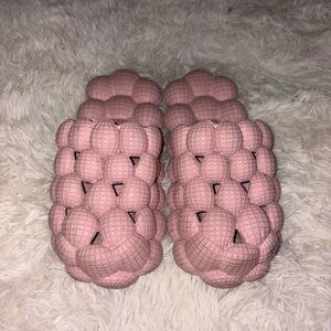 Pink Bubble Slide Sandals